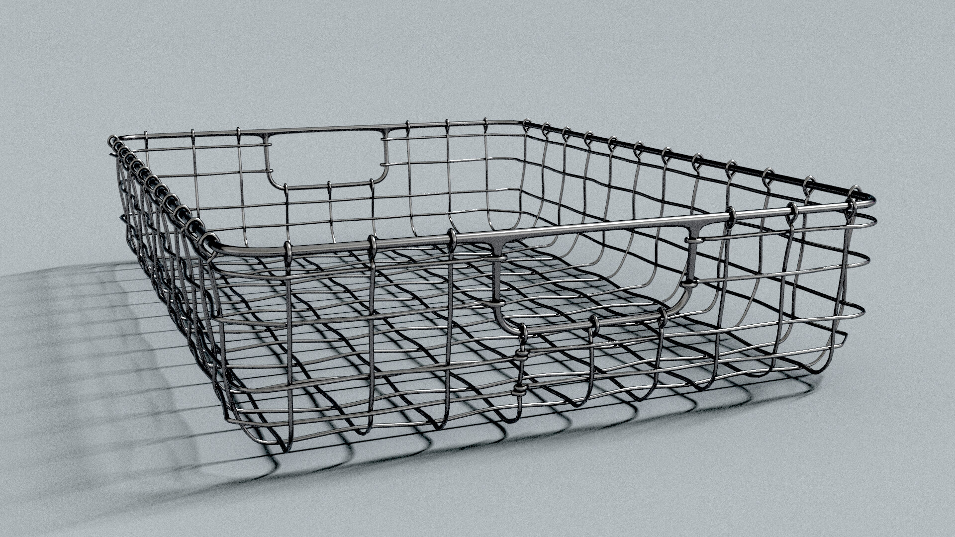 laos File Basket 3D Model