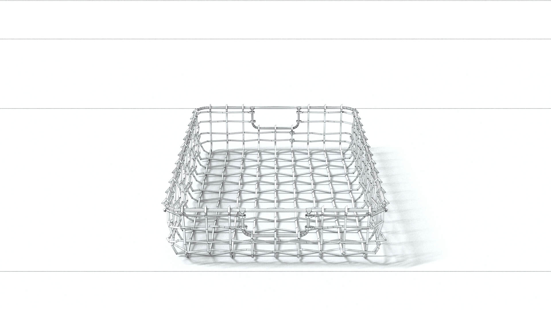 laos File Basket 3D Model