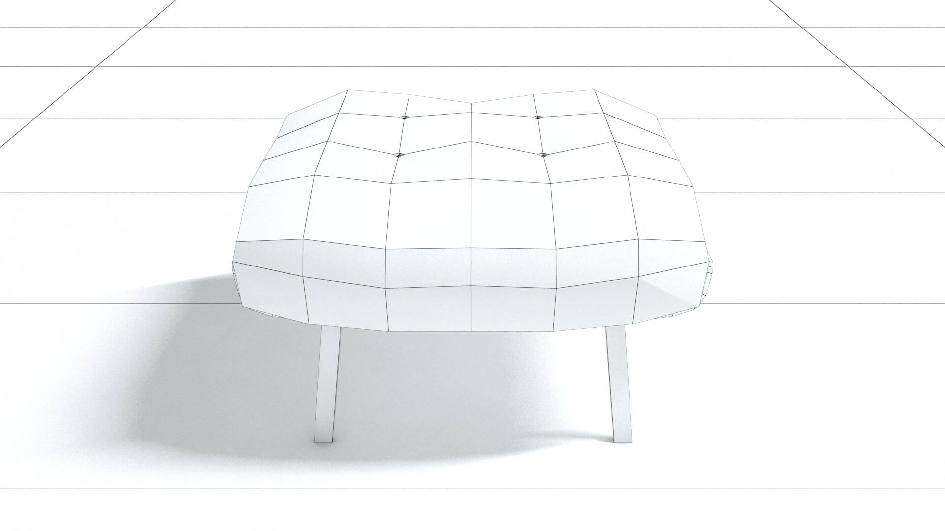 laos Footstool 3D Model