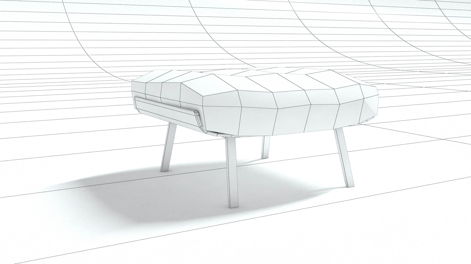 laos Footstool 3D Model