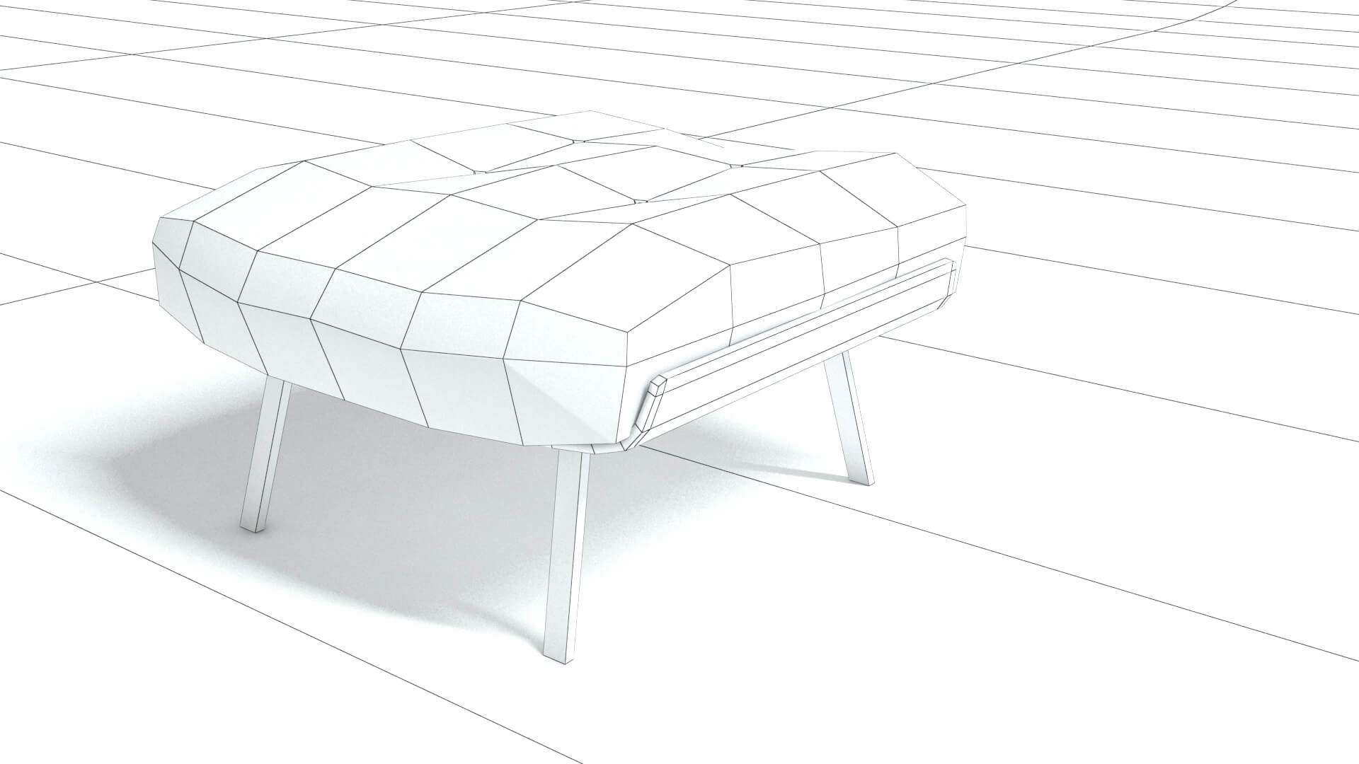 laos Footstool 3D Model