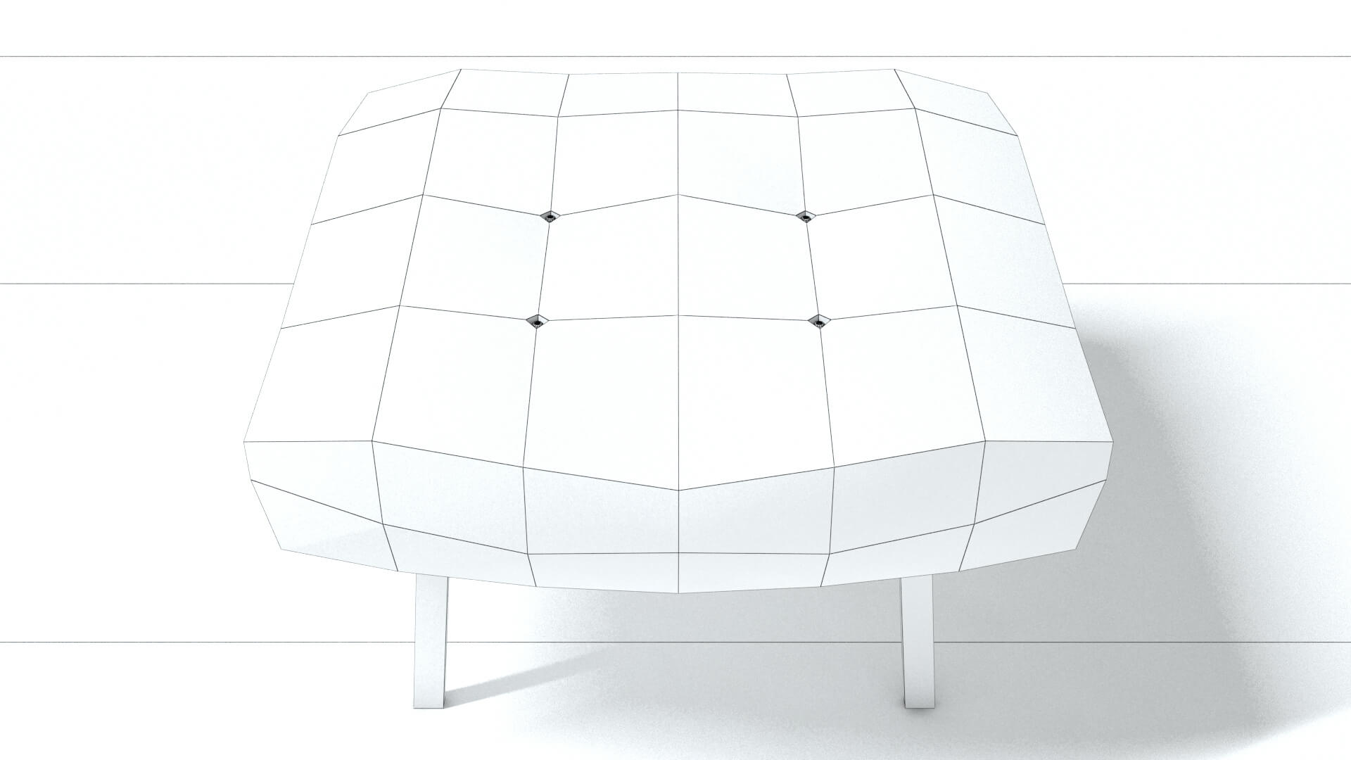 laos Footstool 3D Model