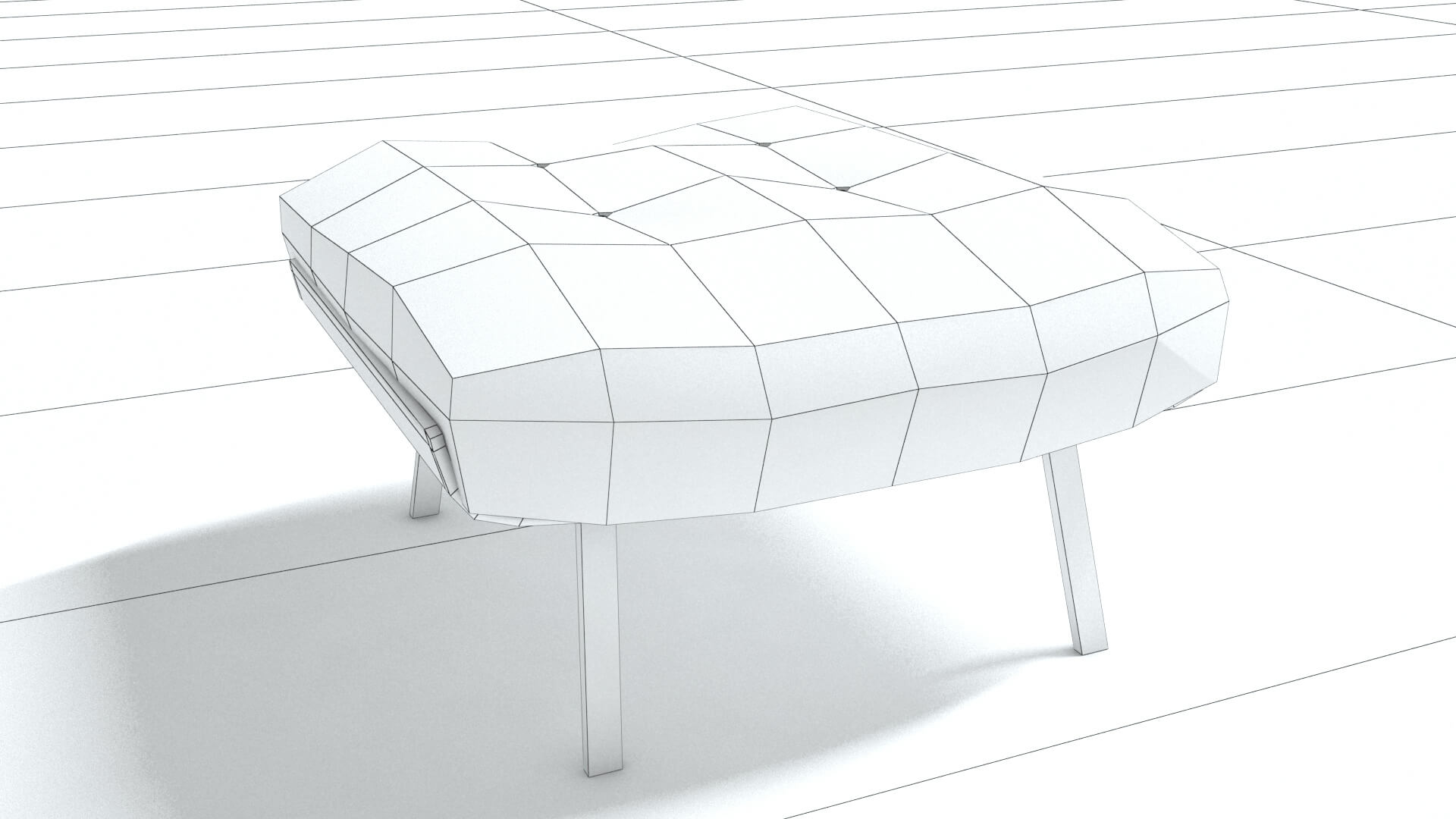 laos Footstool 3D Model
