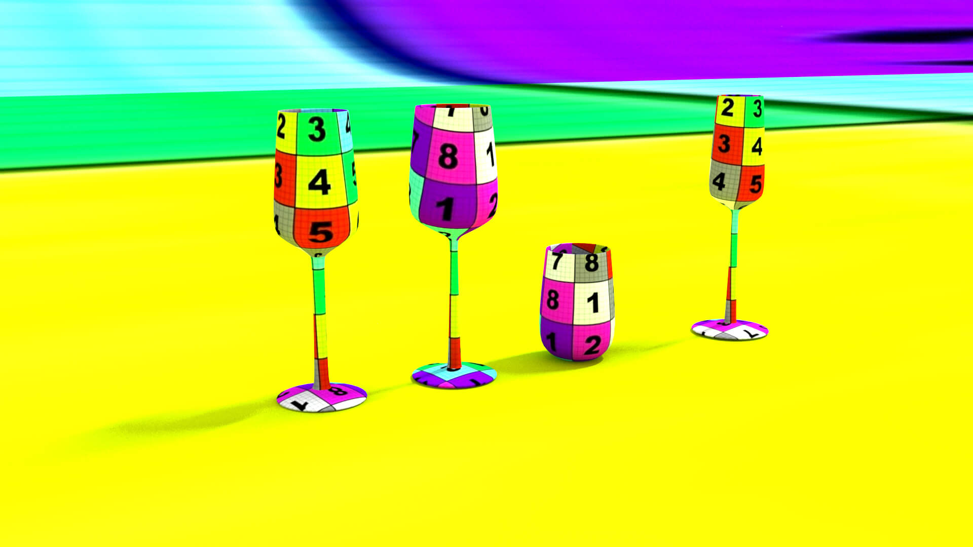 laos Glasses 3D Model
