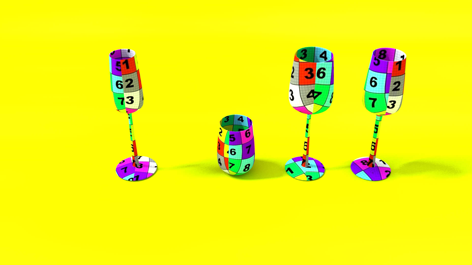laos Glasses 3D Model