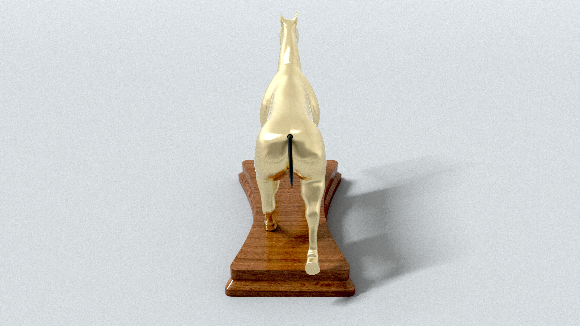 laos Horse Statue 3D Model