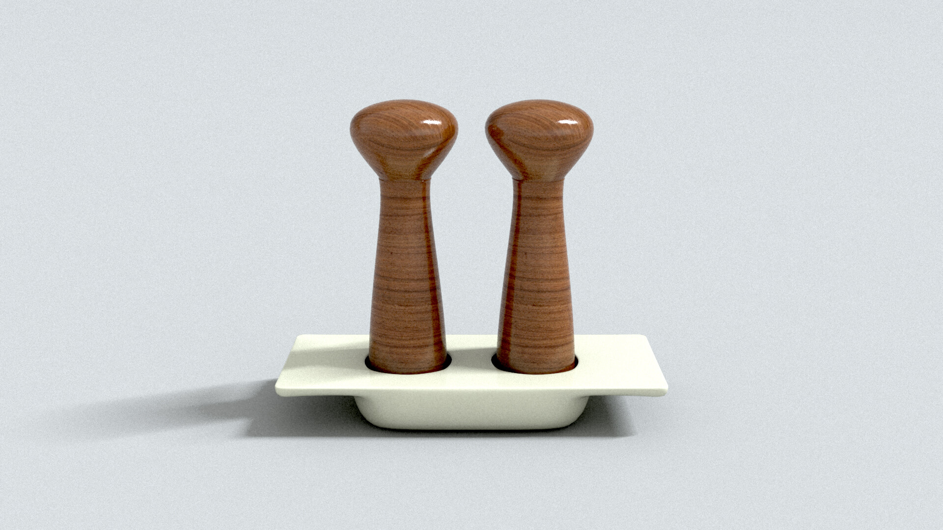 laos Salt and Pepper Mills 3D Model