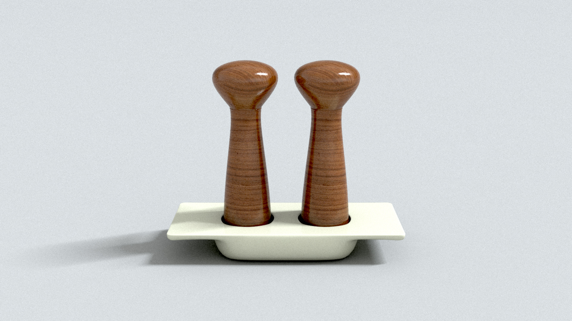 laos Salt and Pepper Mills 3D Model
