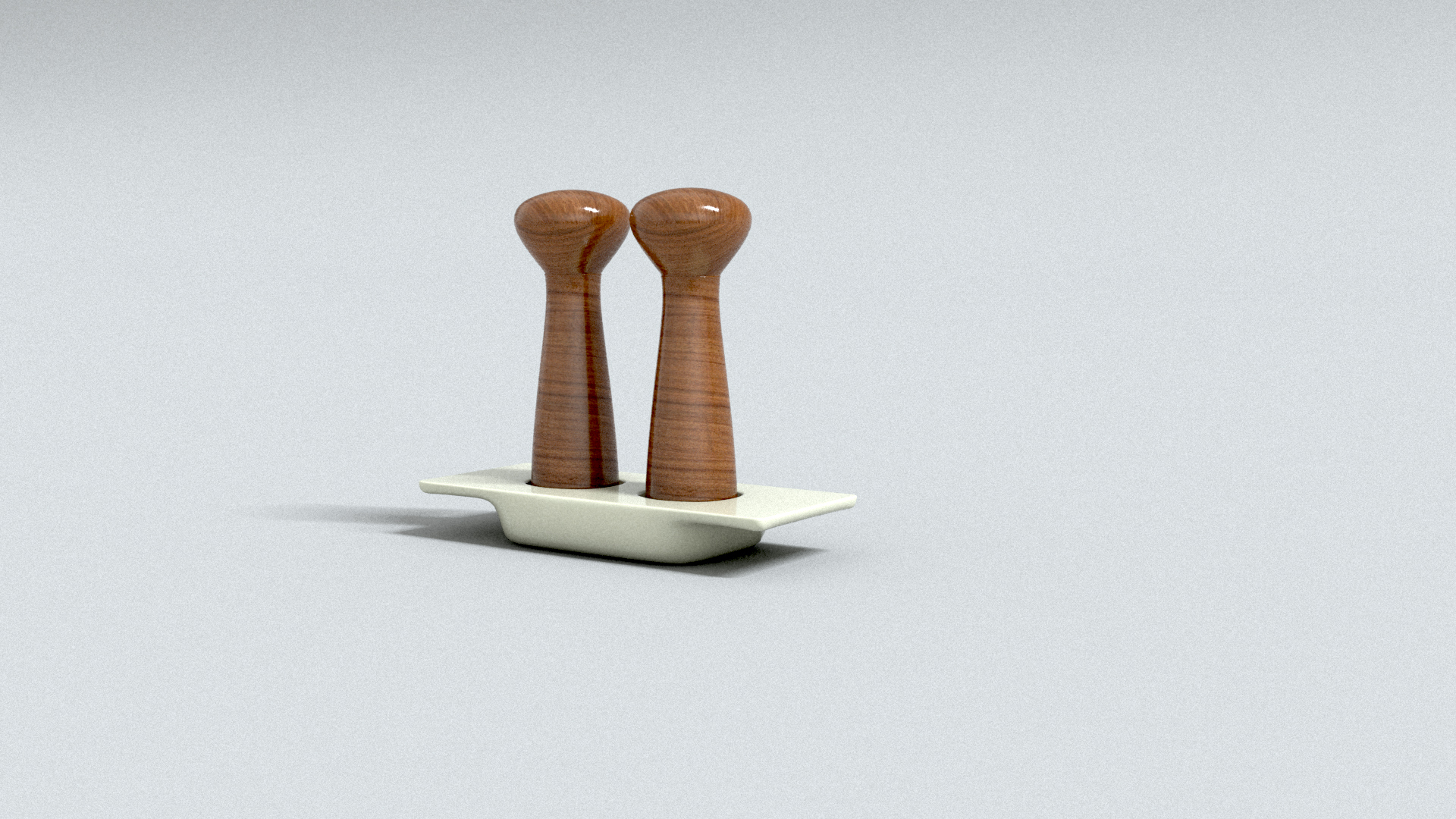 laos Salt and Pepper Mills 3D Model