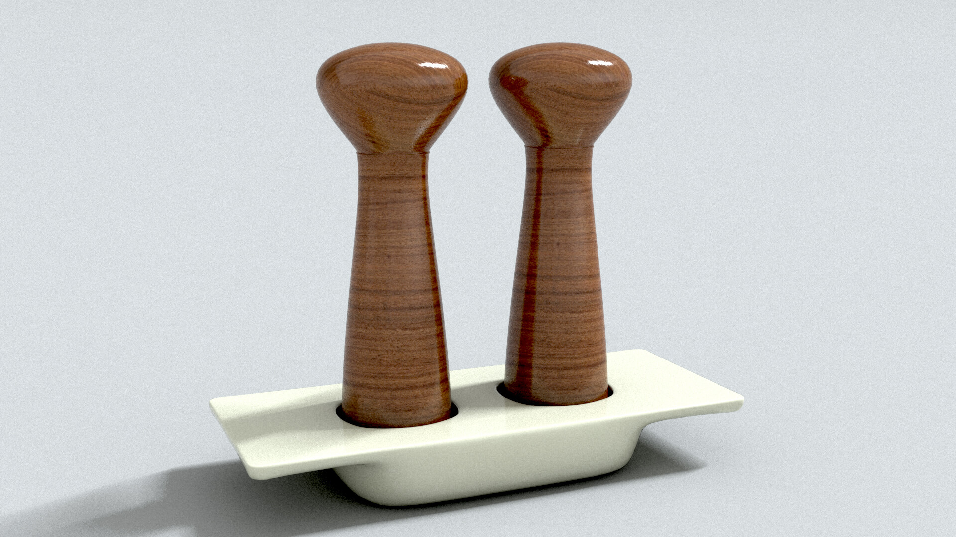 laos Salt and Pepper Mills 3D Model