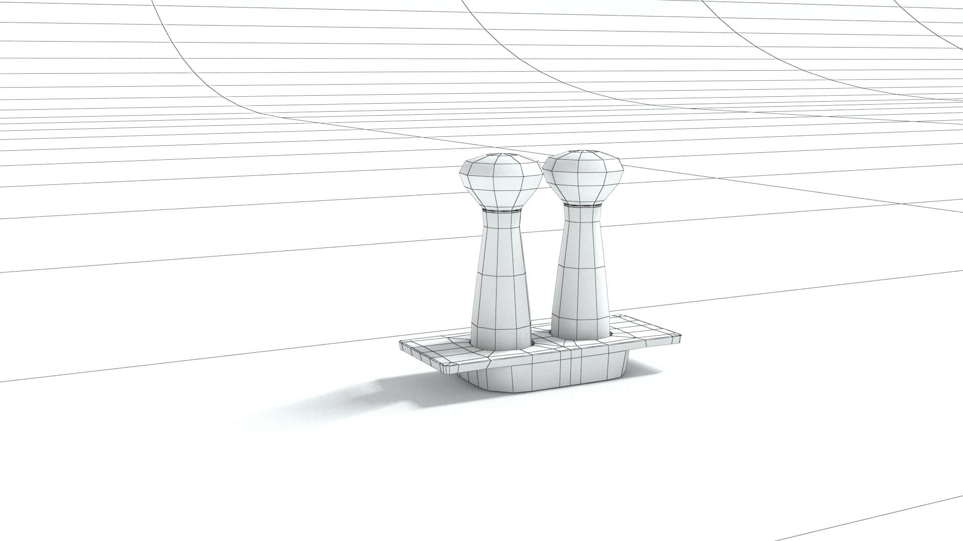 laos Salt and Pepper Mills 3D Model