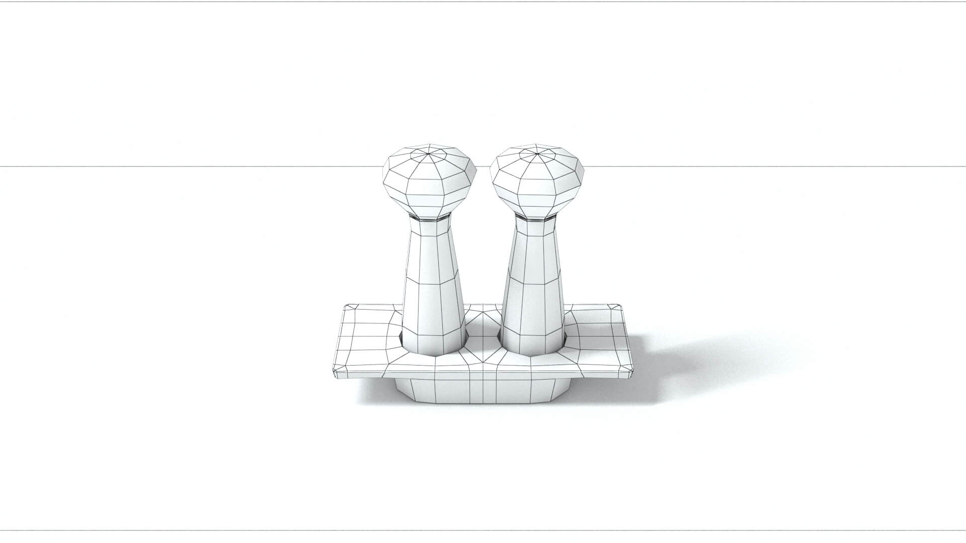 laos Salt and Pepper Mills 3D Model
