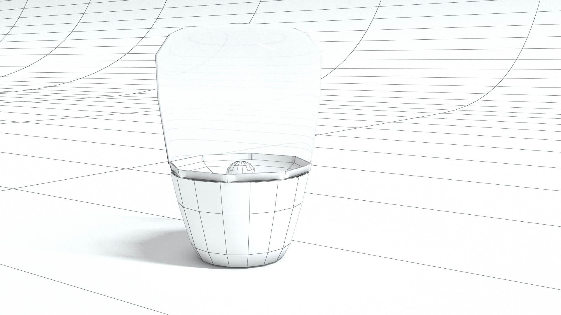 laos Table Lamp 3D Model