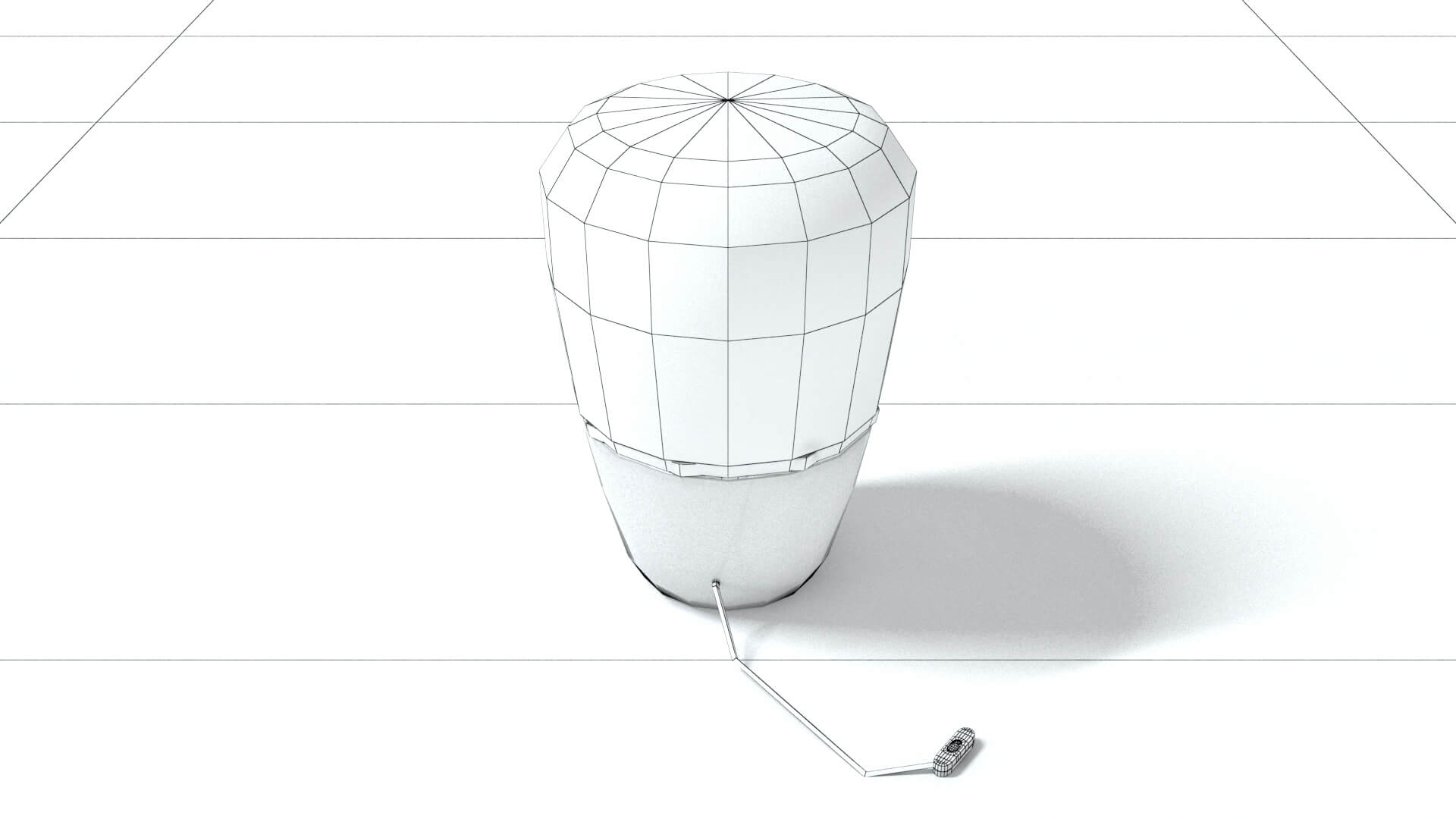 laos Table Lamp 3D Model