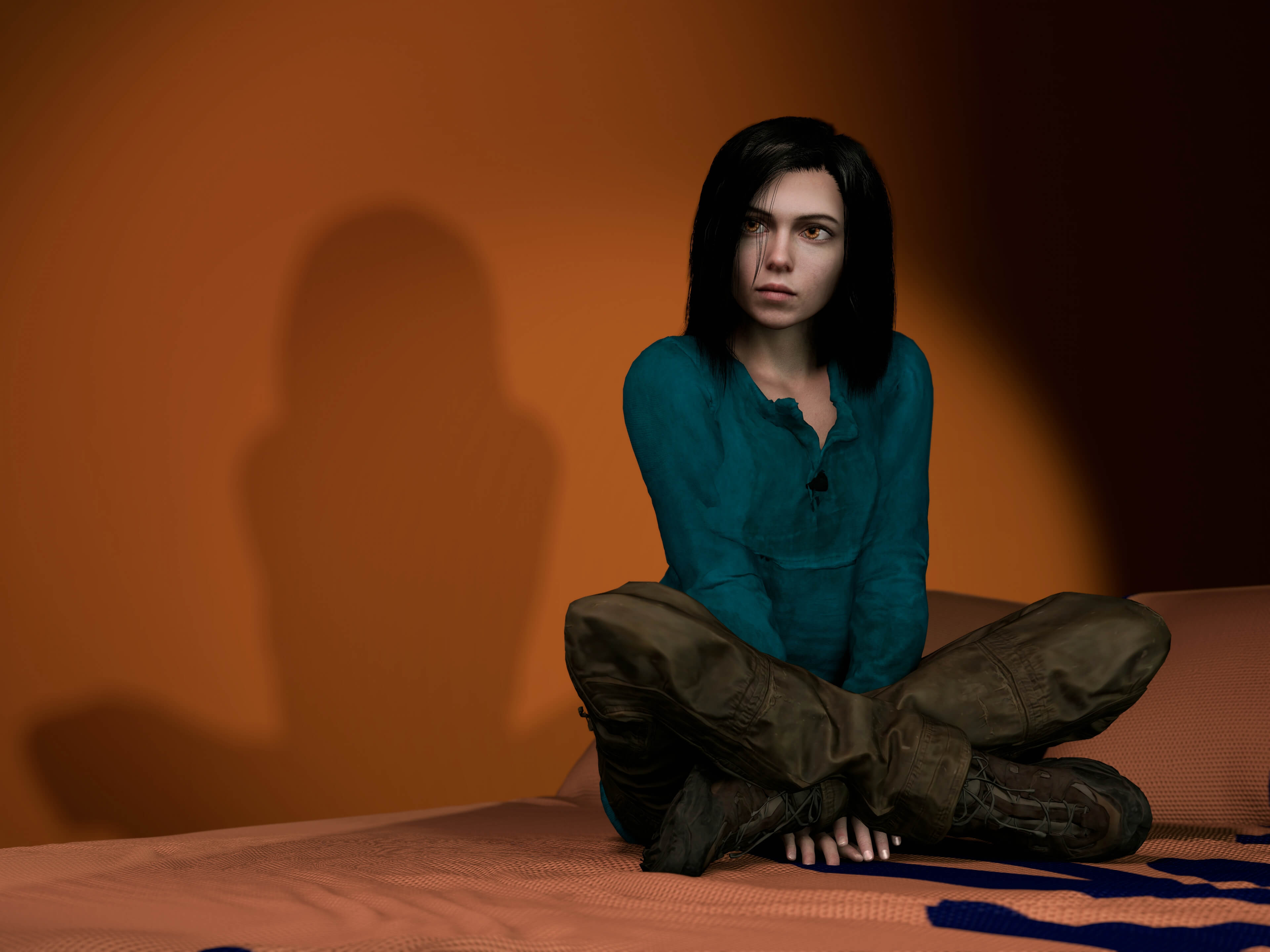 Alita Battle Angel 3D Render, Digital Artwork by latius