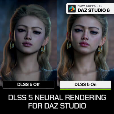 DLSS 5 Neural Rendering for Daz Studio (RA Studio Extension)