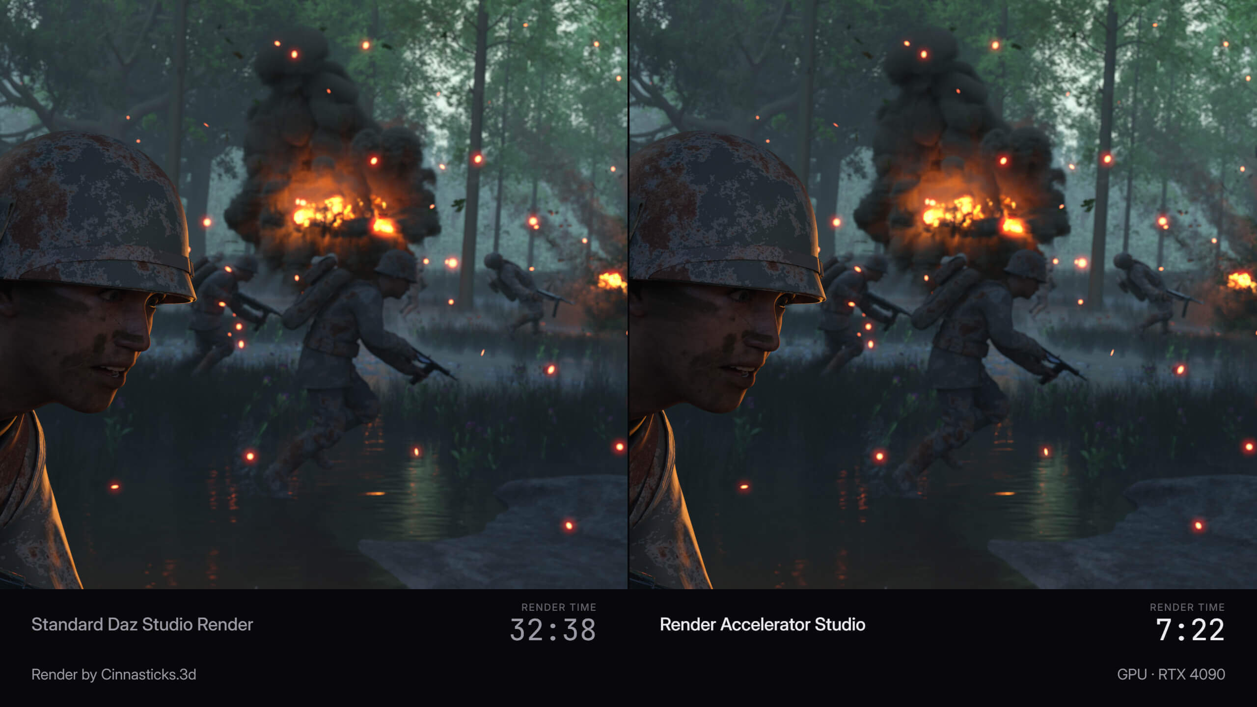Render Accelerator Studio V1.5.1 DAZ 6 and 4.24 Daz Content