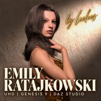 Emily Ratajkowski UHD for Genesis 9 Female Daz Studio Daz Content