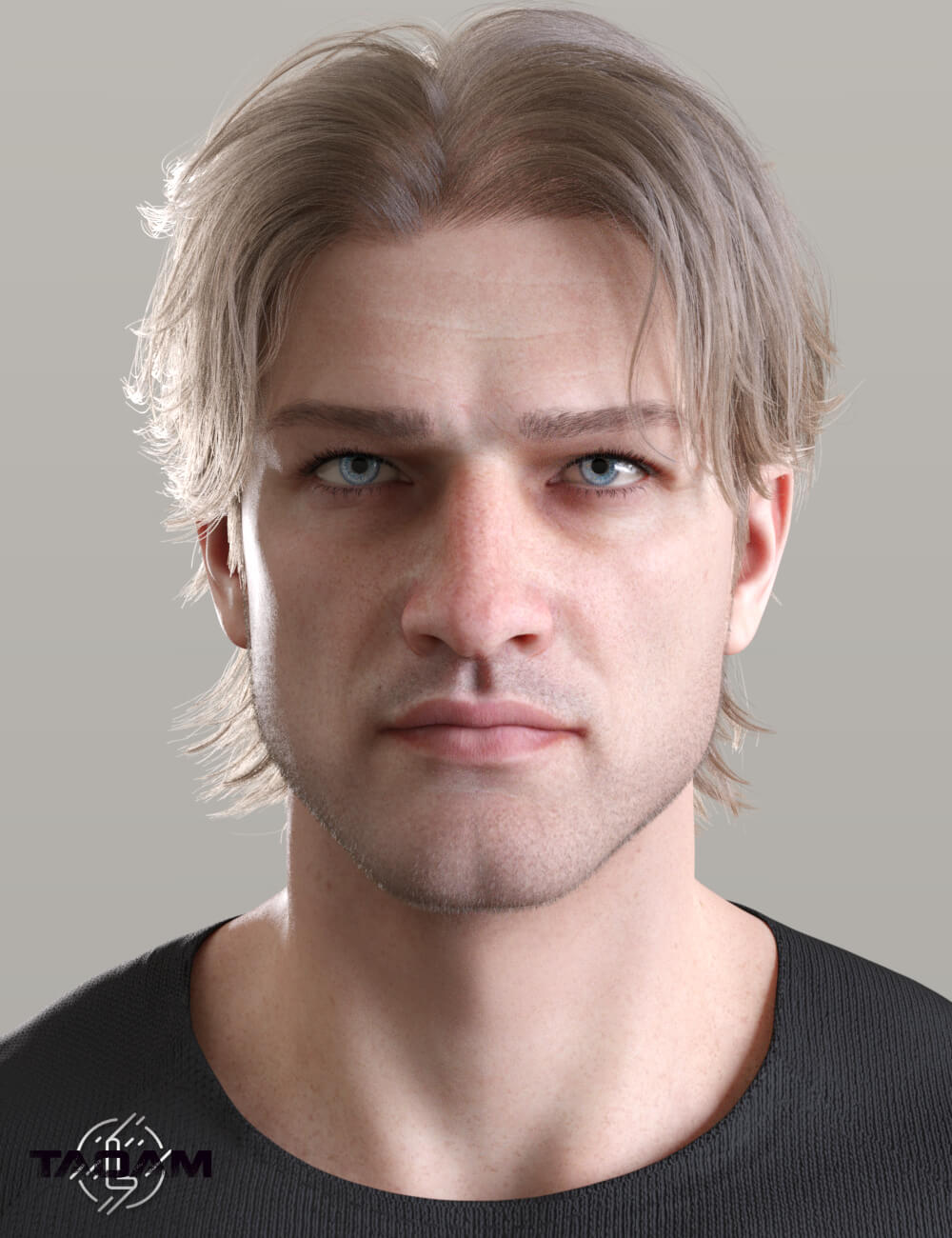 TAOAM Dean Pierce 3D Render, Digital Artwork by lexana