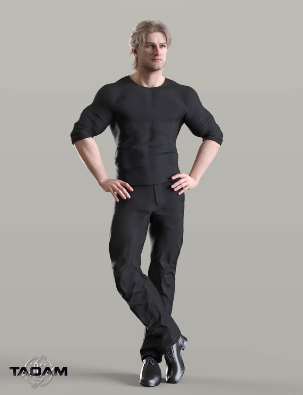 TAOAM Dean Pierce 3D Render, Digital Artwork by lexana