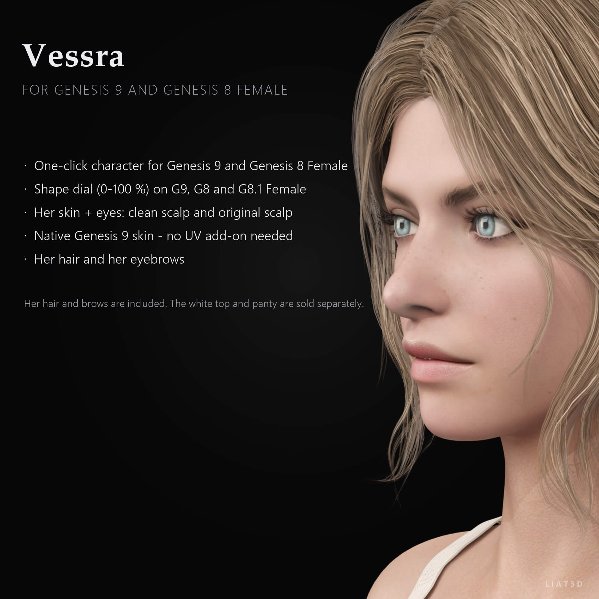 Vessra for G9 G8F Daz Content
