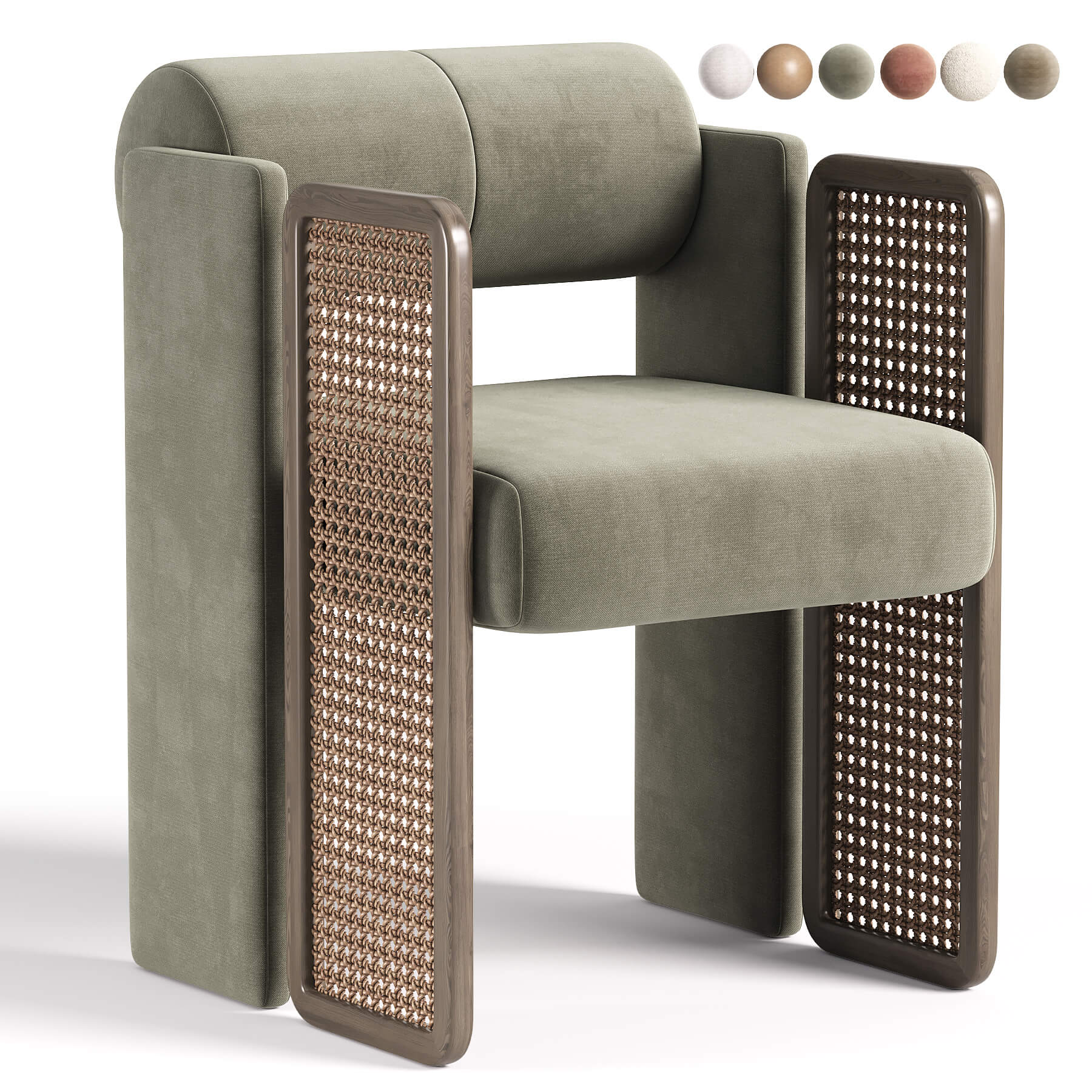 Armchair R0935 3D Model