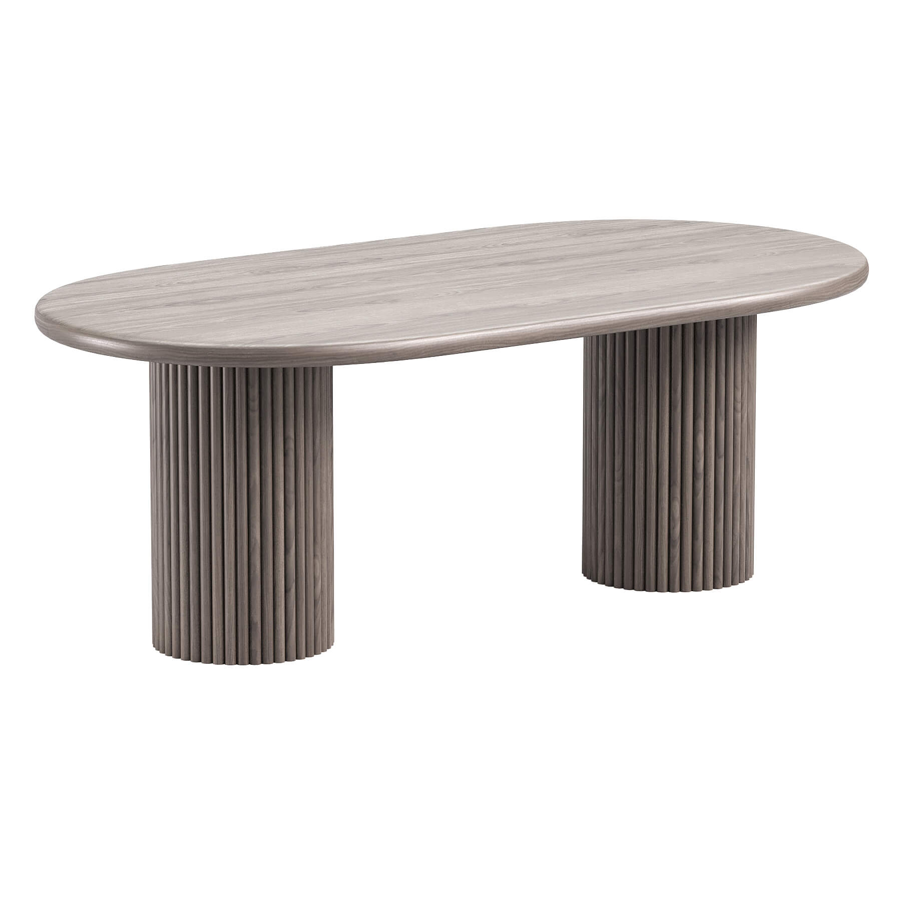 Bukowski Dining Chair and Minimalist Dining Table 3D Model