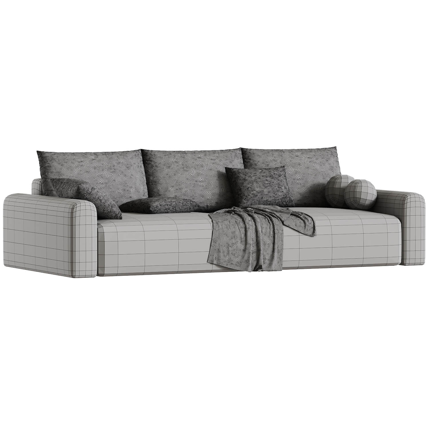 Straight Sofa Kirmas 3D Model