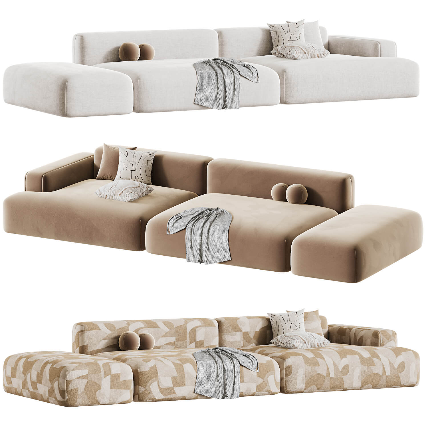 Travis Sofa by Lavsitru 3D Model