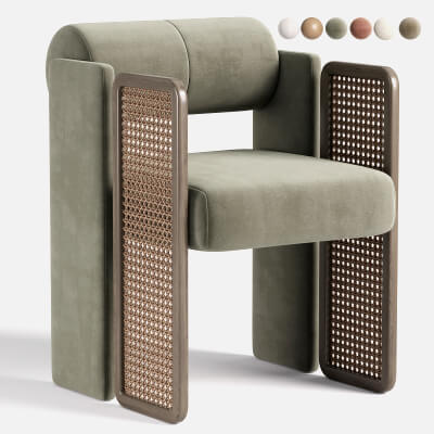 Armchair R0935 3D Model