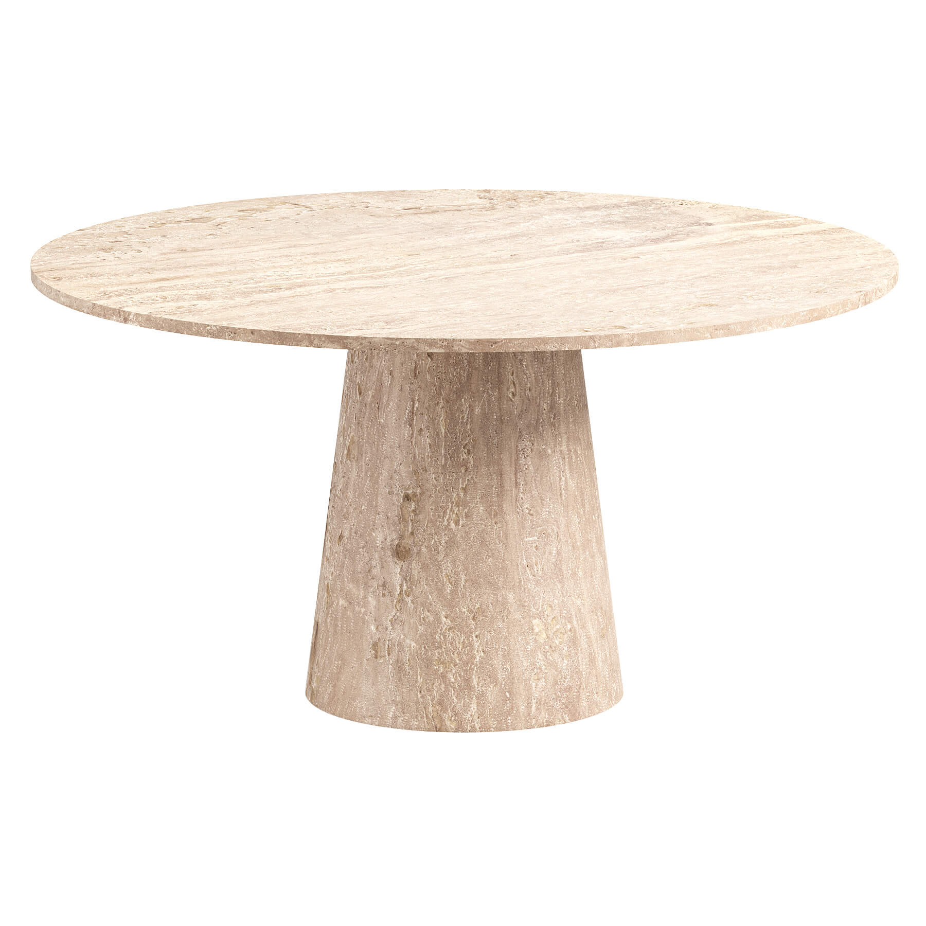 Bjorn Dining Chair and Almond Round Dining Table 3D Model