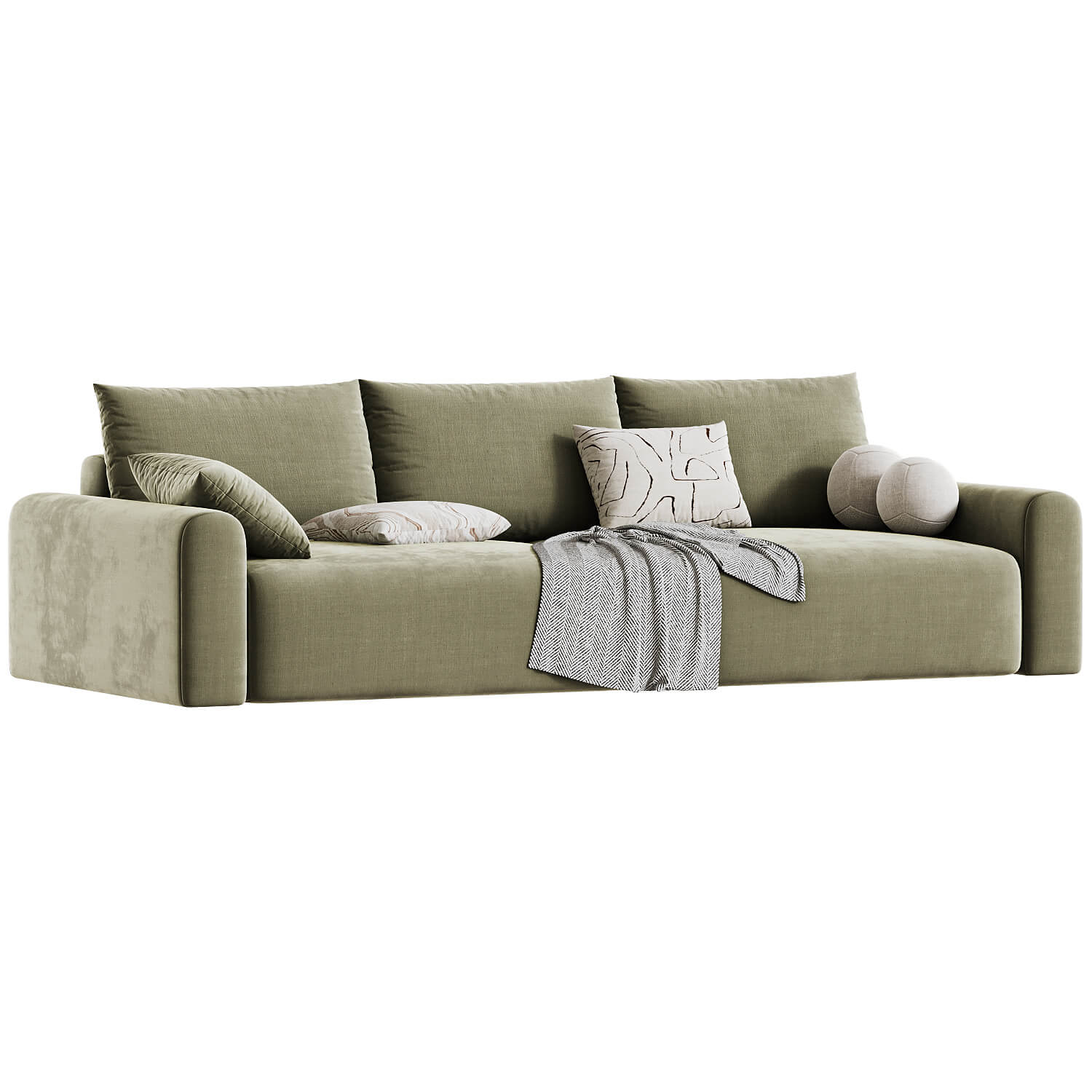 Straight Sofa Kirmas 3D Model