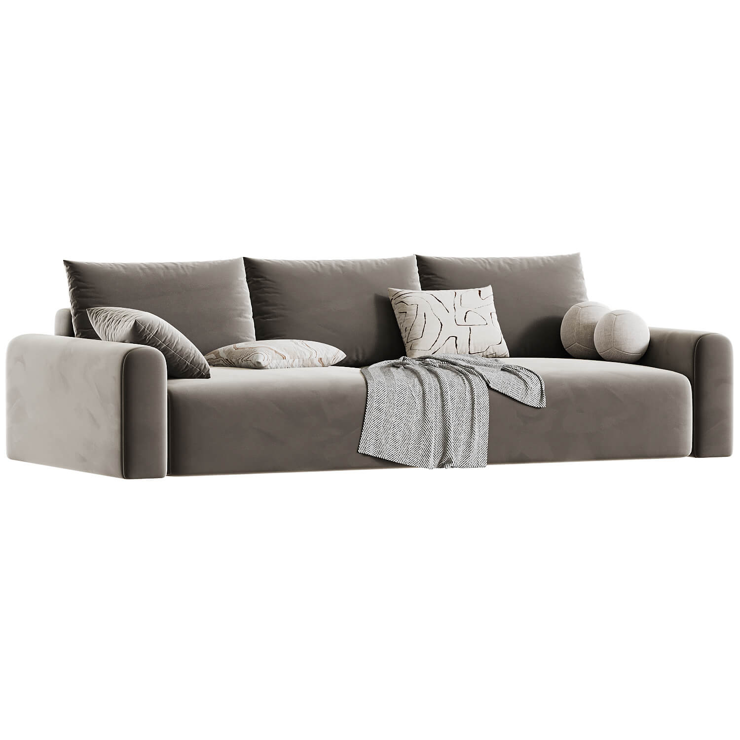 Straight Sofa Kirmas 3D Model
