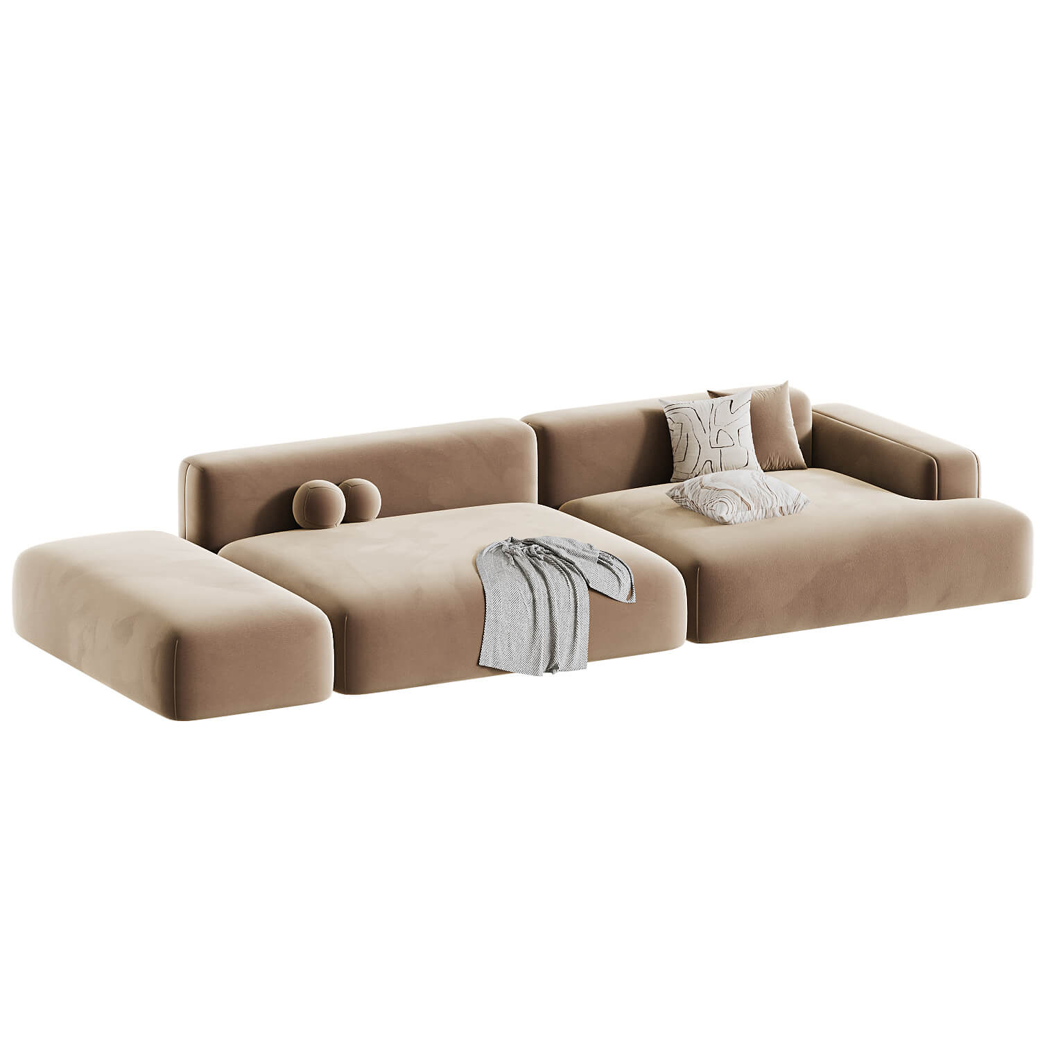 Travis Sofa by Lavsitru 3D Model