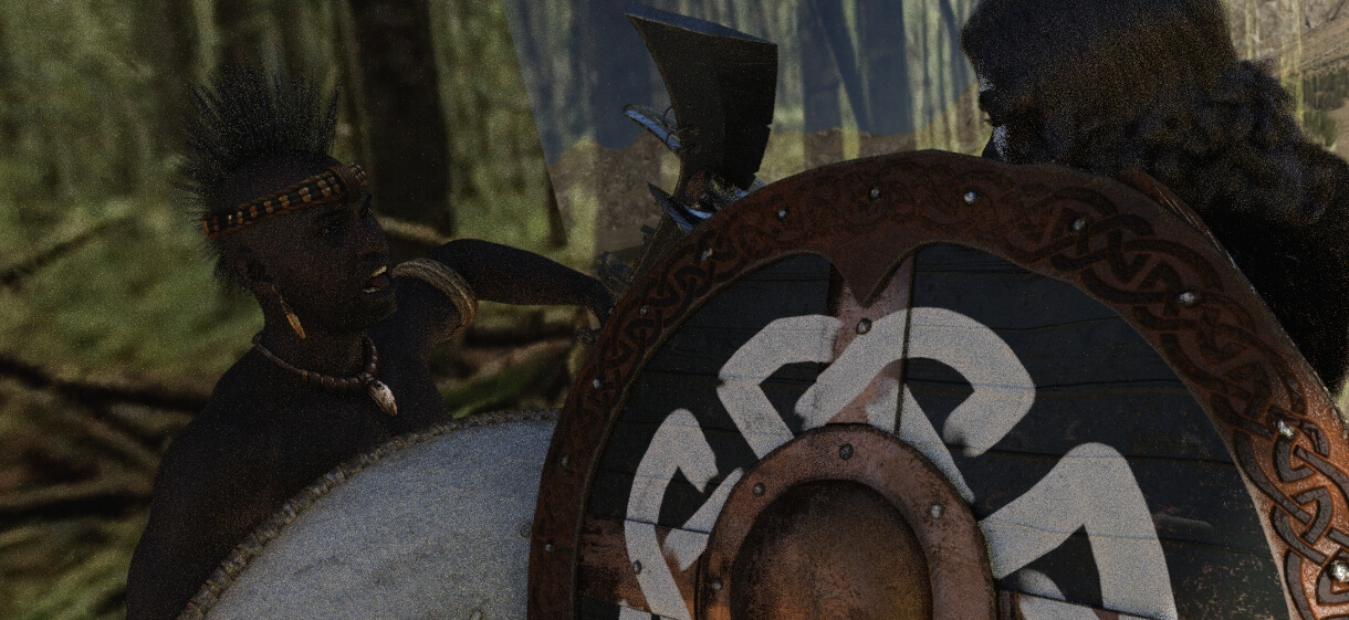 Warriors in the Woodland 3D Render, Digital Artwork by LikeMakeme