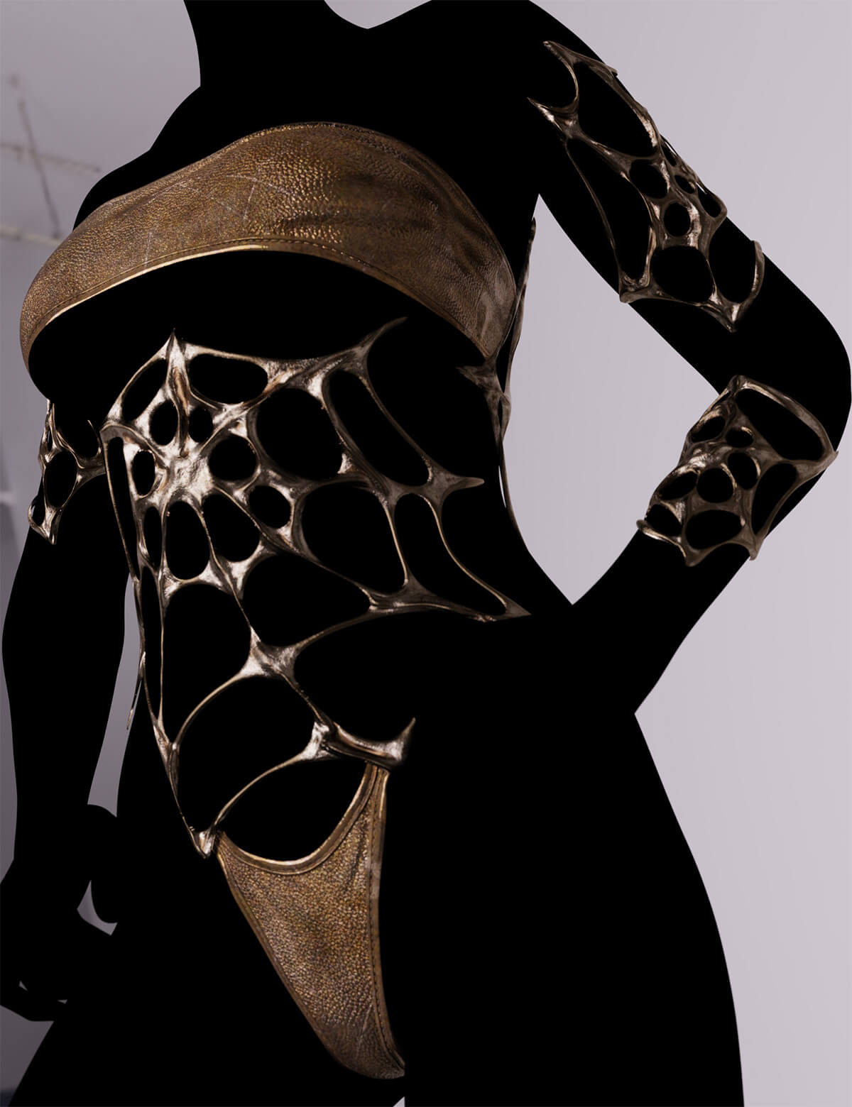 dForce Liquid Web Bodysuit Genesis 9 Daz Content