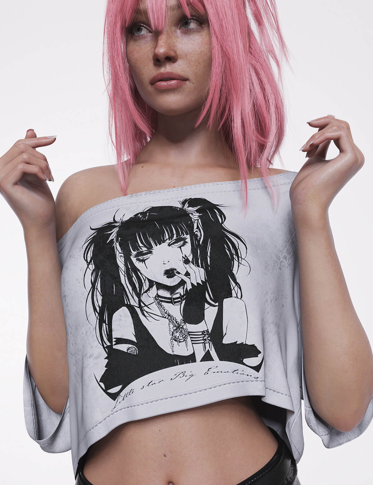 dForce Little Big Shirt Genesis8 8.1F G9 Daz Content