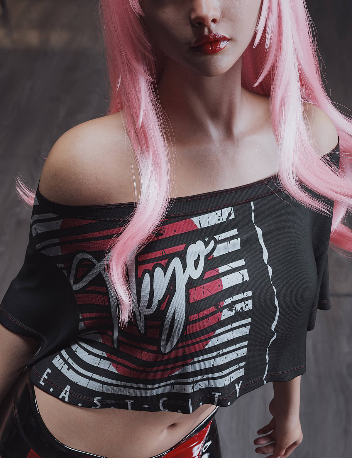 dForce Little Big Shirt Genesis8 8.1F G9 Daz Content