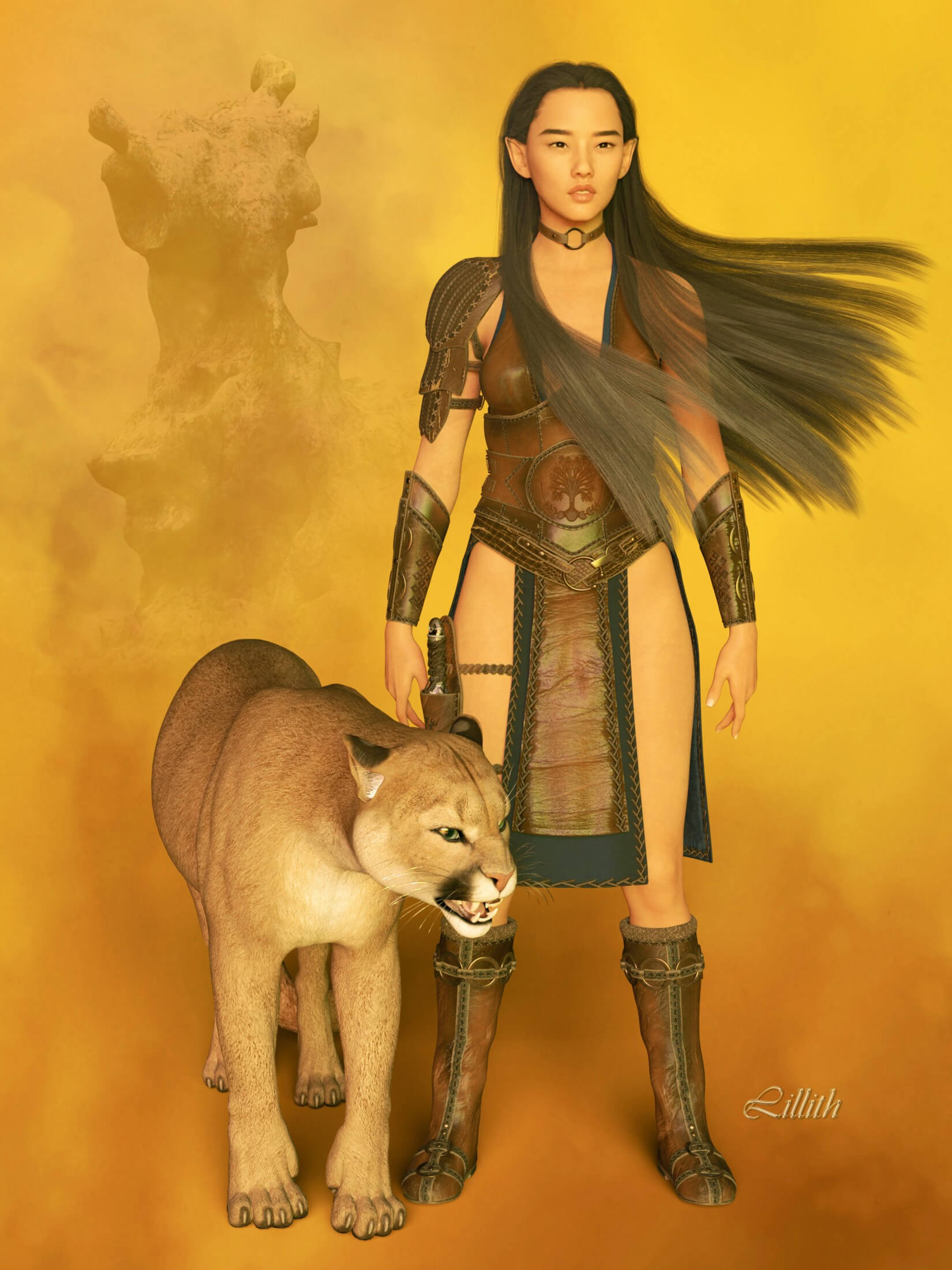 1051 3D Render, Digital Artwork by Lillit
