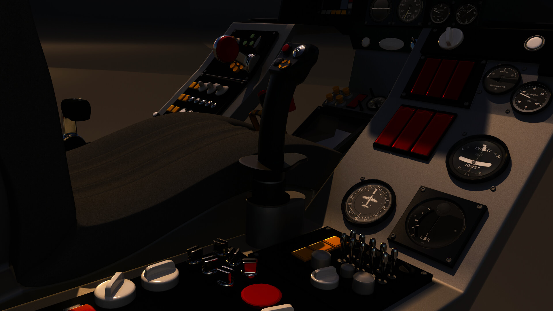 Airfighter Cockpit 3D Model