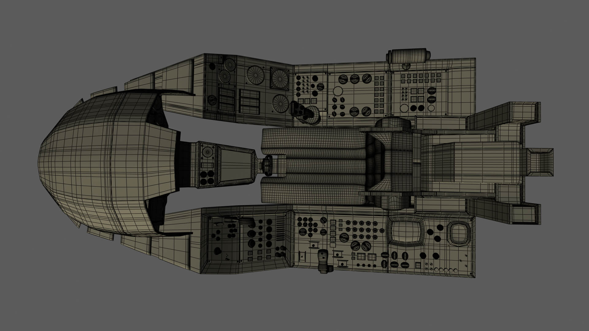 Airfighter Cockpit 3D Model