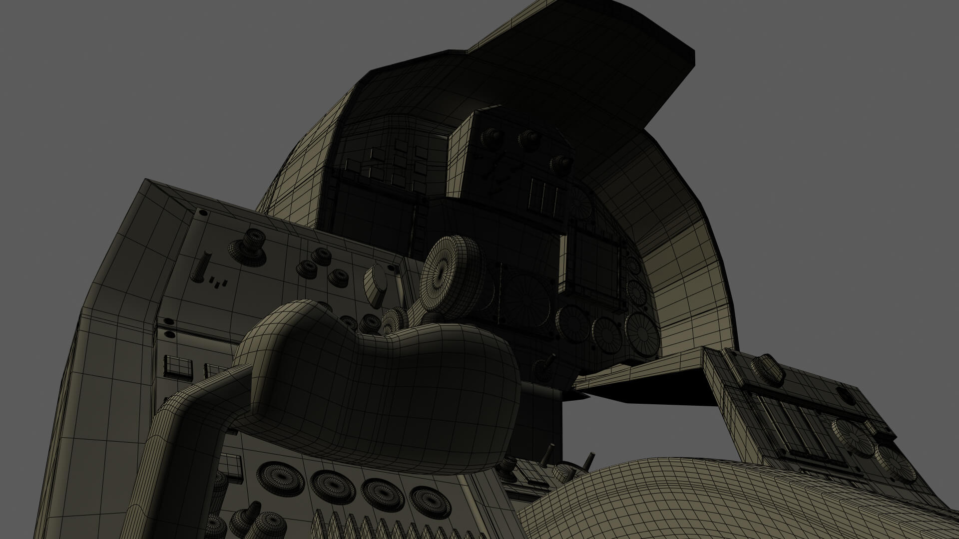 Airfighter Cockpit 3D Model