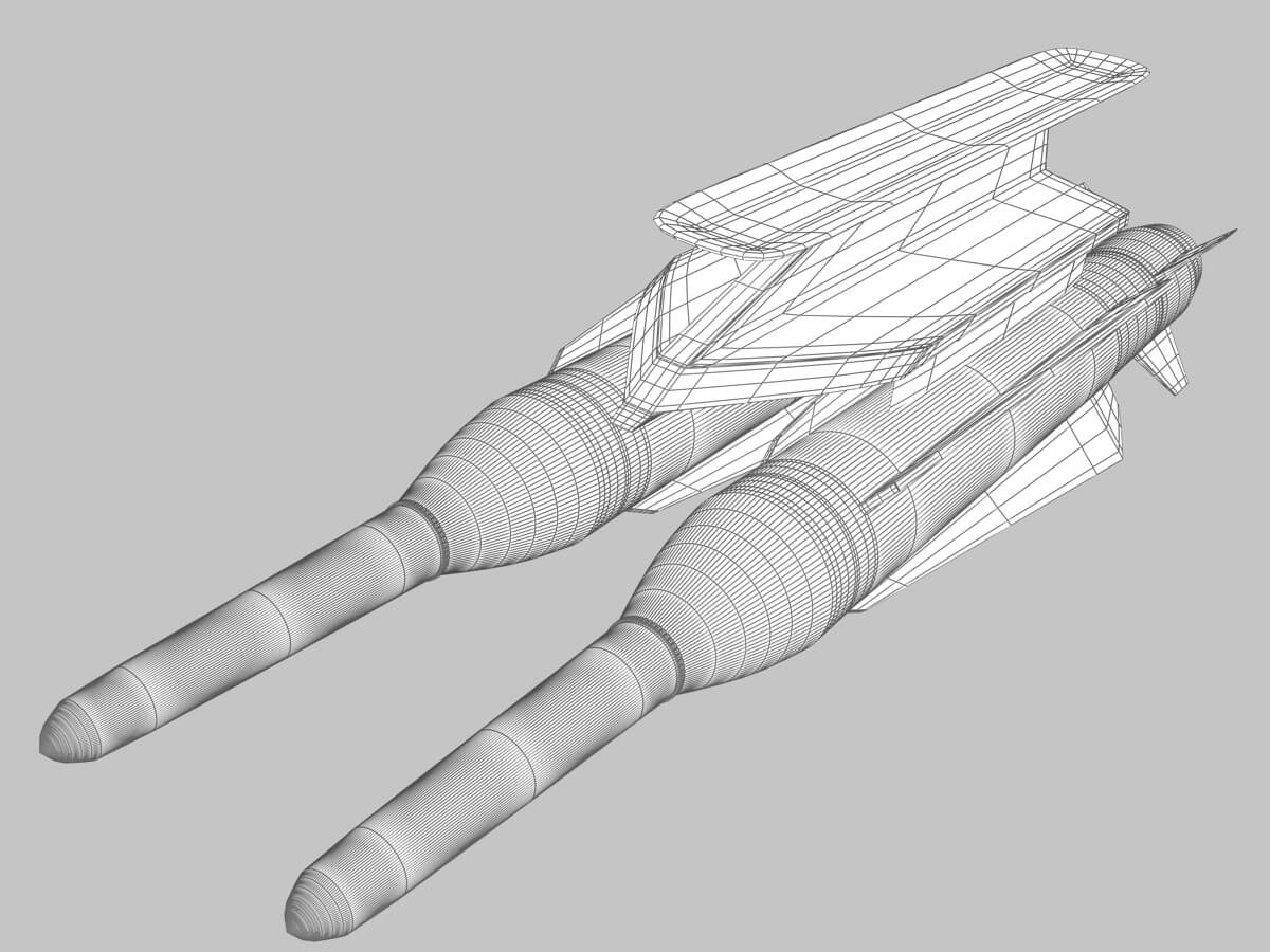 AIRFIGHTER MISSILES 3D Model