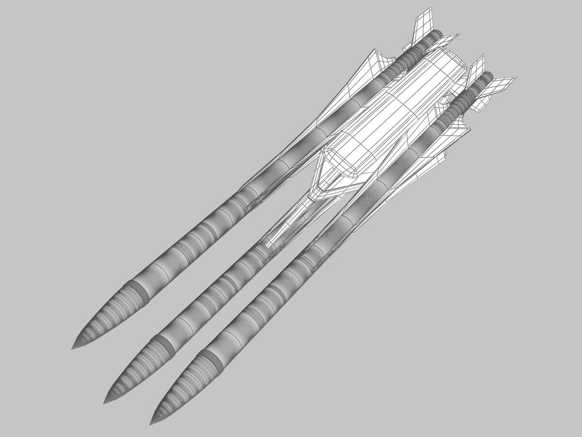 AIRFIGHTER MISSILES 3D Model