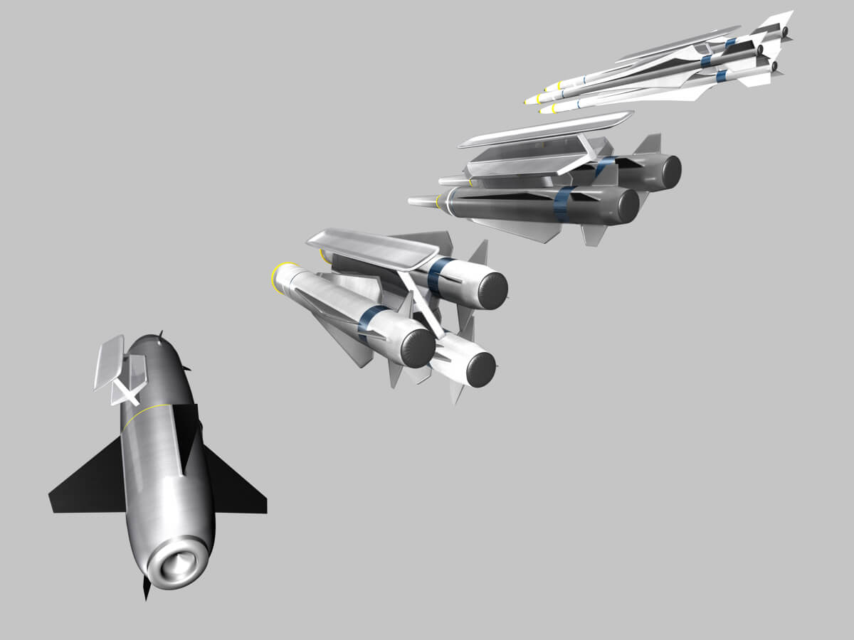 AIRFIGHTER MISSILES 3D Model