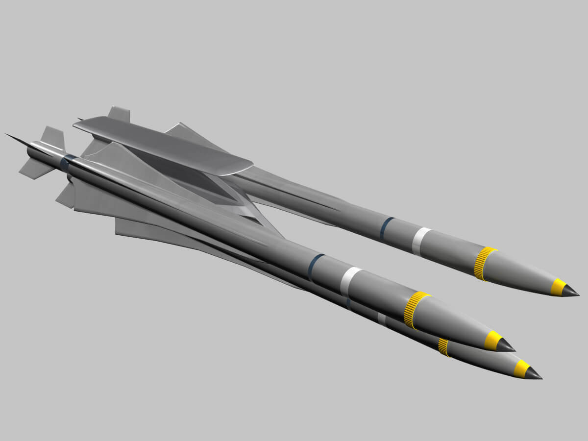 AIRFIGHTER MISSILES 3D Model