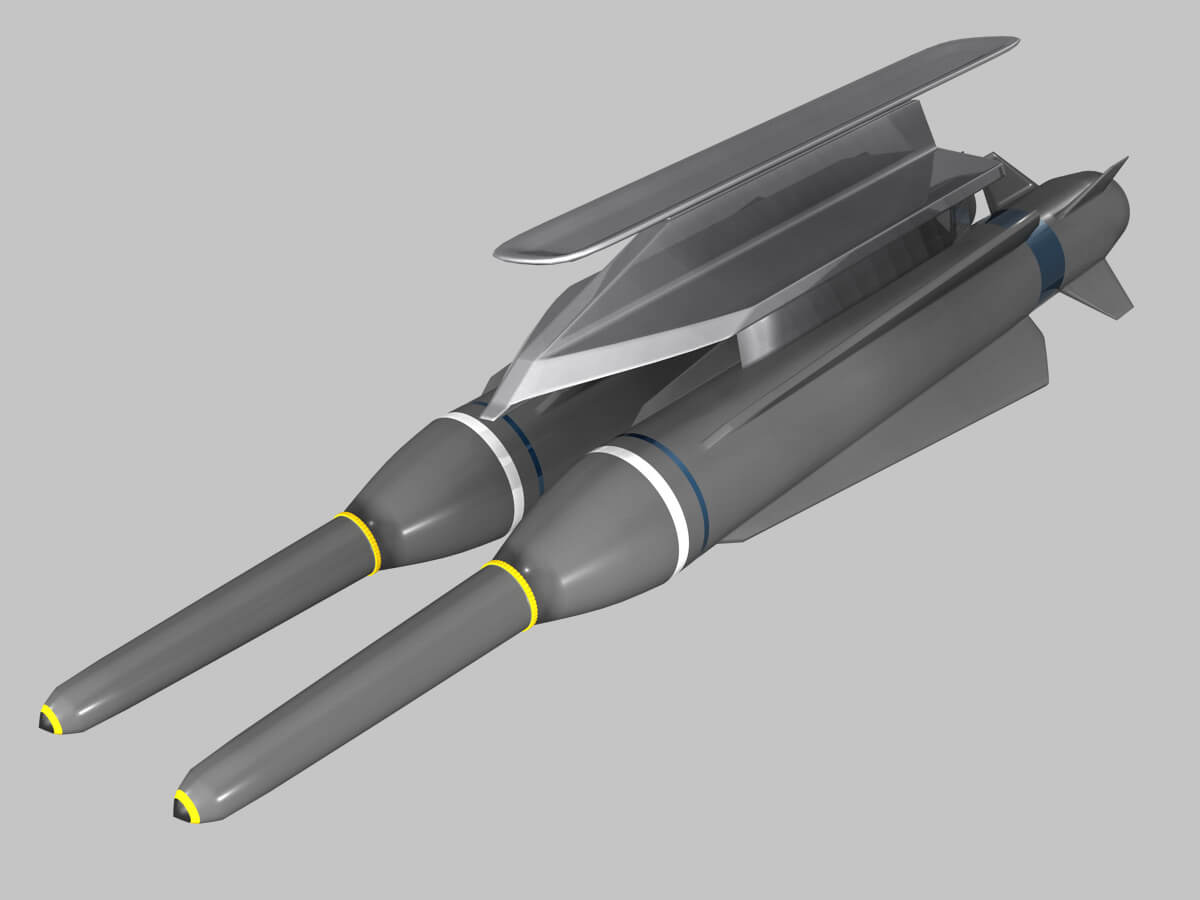 AIRFIGHTER MISSILES 3D Model