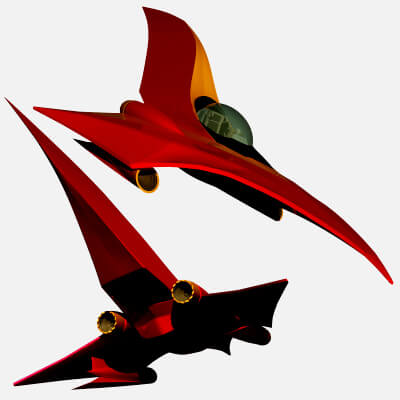 Brain Condor - Great Mazinger 3D Model