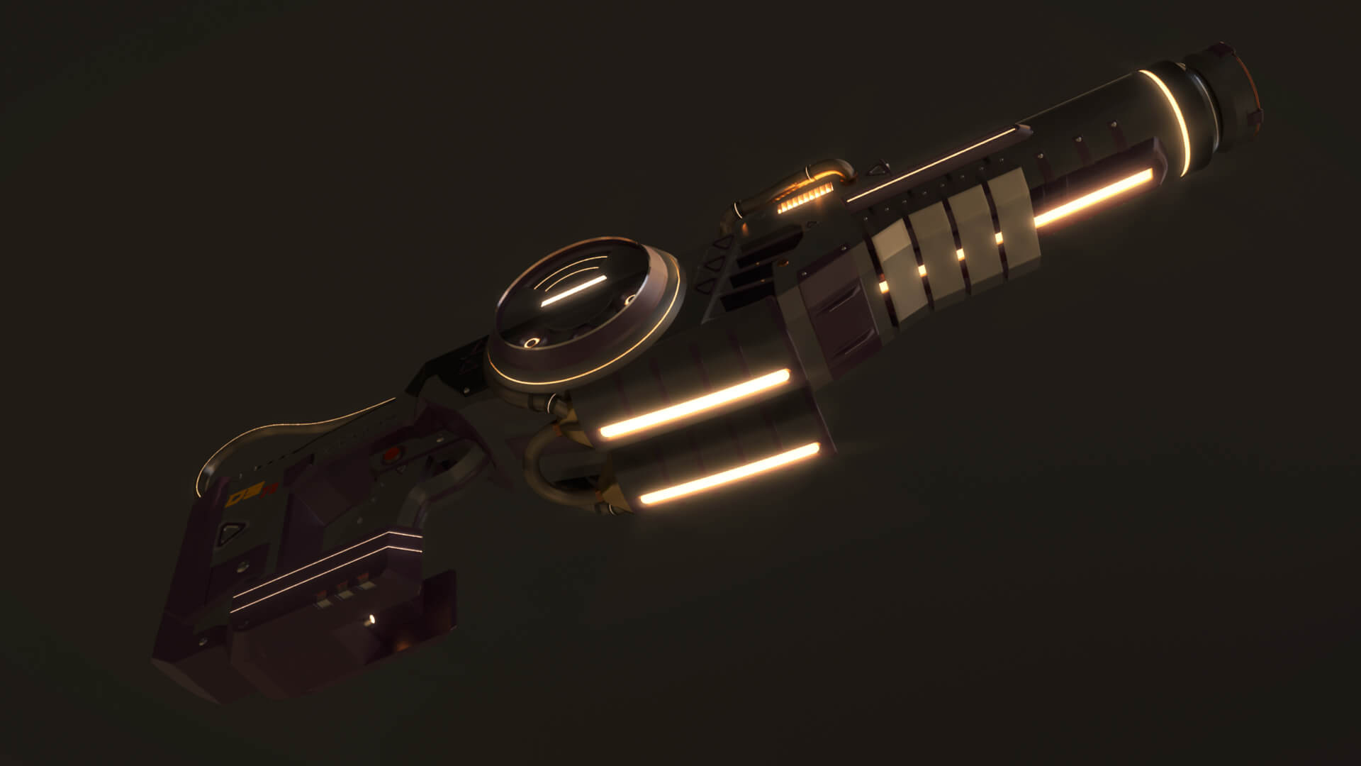 DS-73 SciFi Beam Cannon 3D Model
