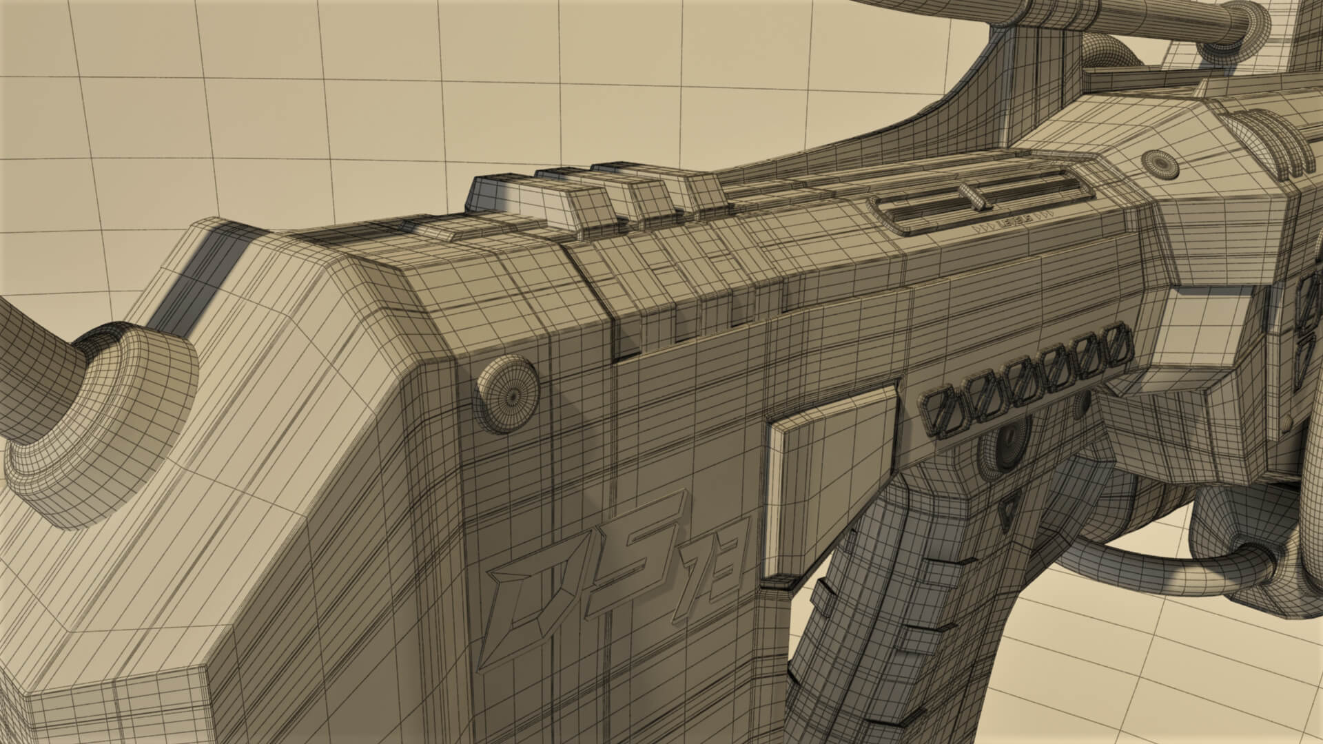 DS-73 SciFi Beam Cannon 3D Model